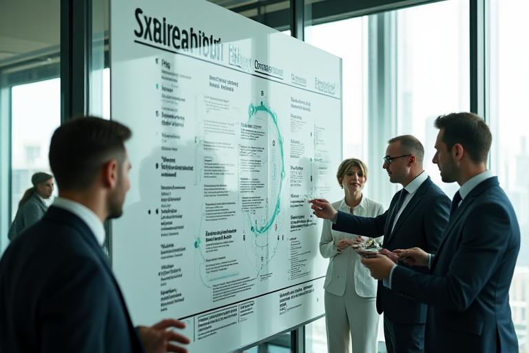 Consultant leading a workshop on ethical framework design